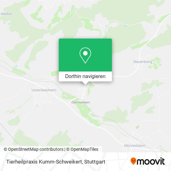 Tierheilpraxis Kumm-Schweikert Karte