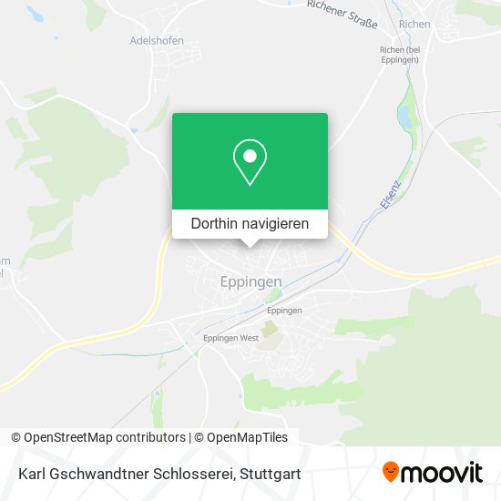 Karl Gschwandtner Schlosserei Karte