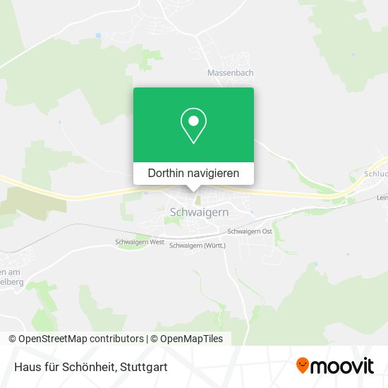 Haus für Schönheit Karte
