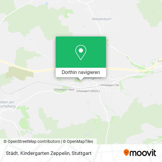 Städt. Kindergarten Zeppelin Karte