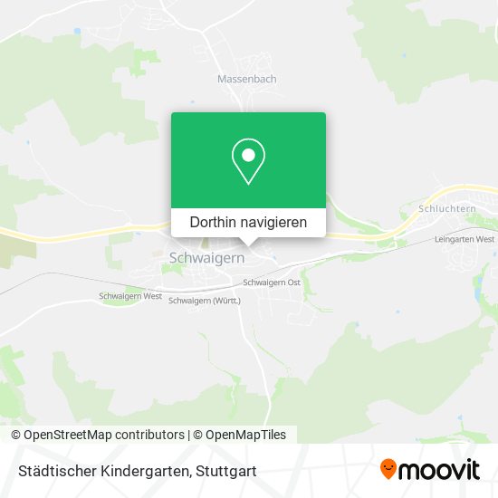 Städtischer Kindergarten Karte