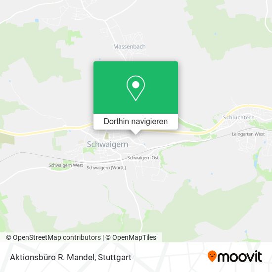 Aktionsbüro R. Mandel Karte