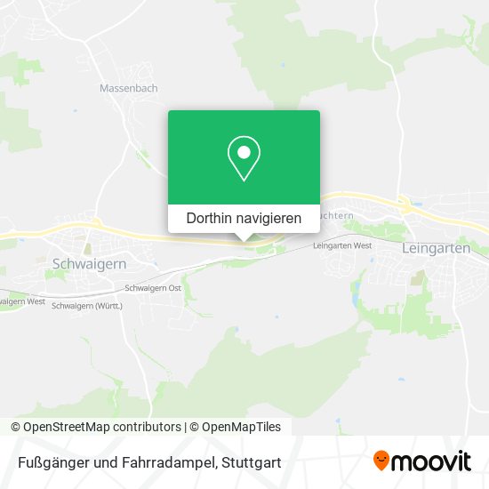 Fußgänger und Fahrradampel Karte