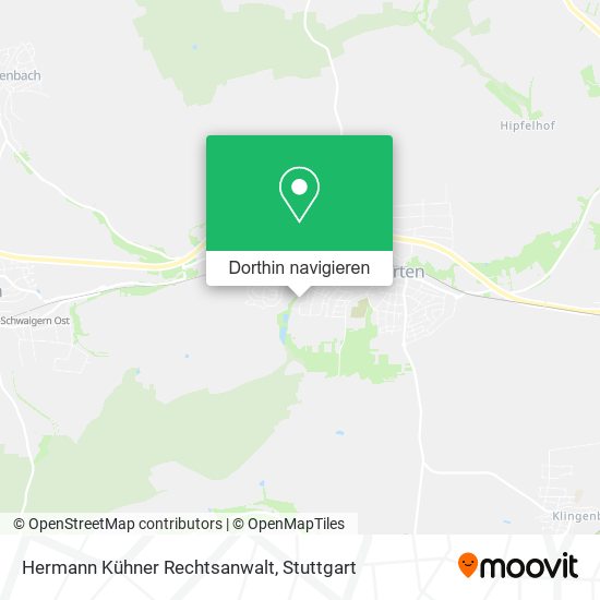 Hermann Kühner Rechtsanwalt Karte