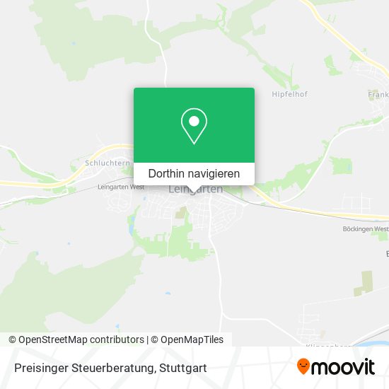 Preisinger Steuerberatung Karte
