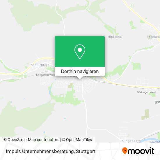 Impuls Unternehmensberatung Karte
