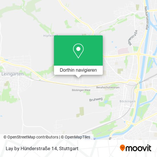 Lay by Hünderstraße 14 Karte