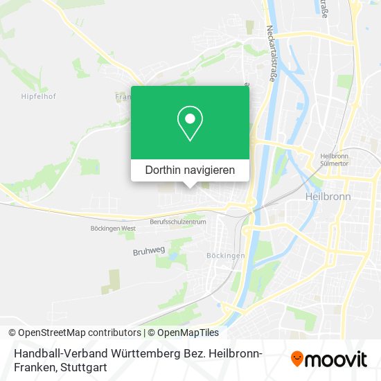 Handball-Verband Württemberg Bez. Heilbronn-Franken Karte