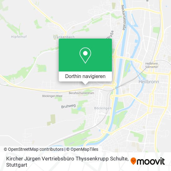 Kircher Jürgen Vertriebsbüro Thyssenkrupp Schulte Karte