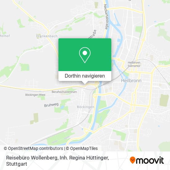 Reisebüro Wollenberg, Inh. Regina Hüttinger Karte