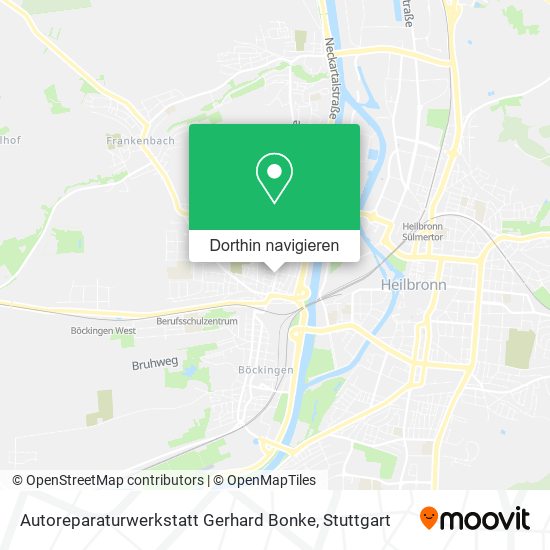 Autoreparaturwerkstatt Gerhard Bonke Karte