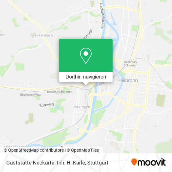 Gaststätte Neckartal Inh. H. Karle Karte