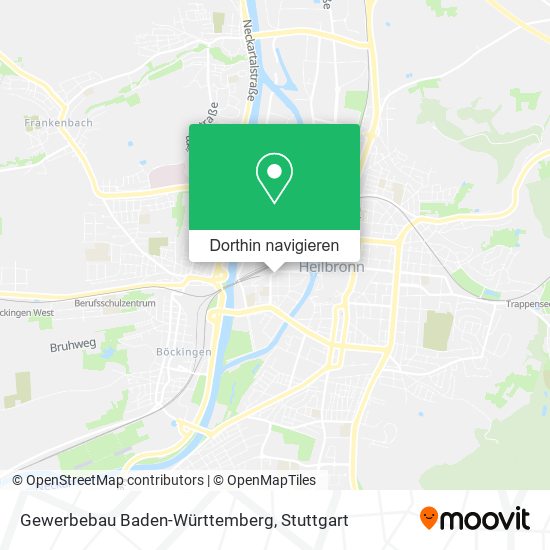 Gewerbebau Baden-Württemberg Karte