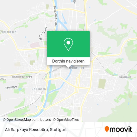 Ali Sarpkaya Reisebüro Karte