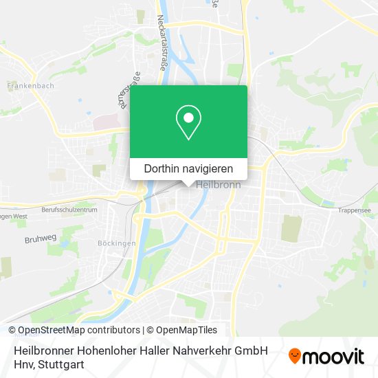 Heilbronner Hohenloher Haller Nahverkehr GmbH Hnv Karte