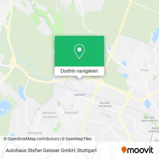 Autohaus Stefan Geisser GmbH Karte