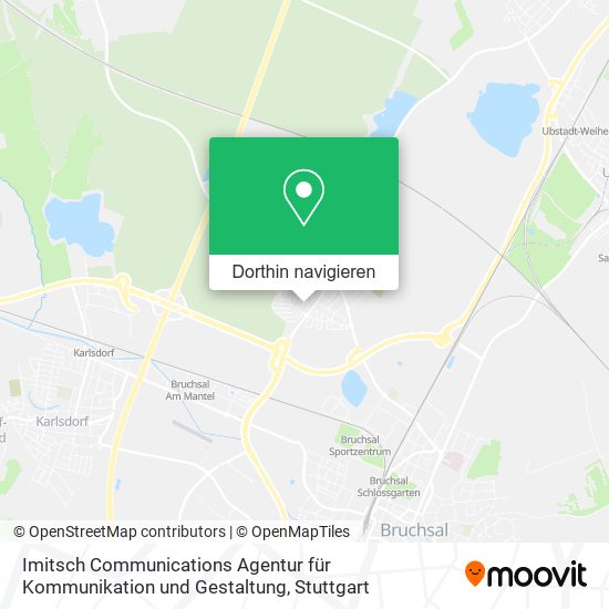 Imitsch Communications Agentur für Kommunikation und Gestaltung Karte