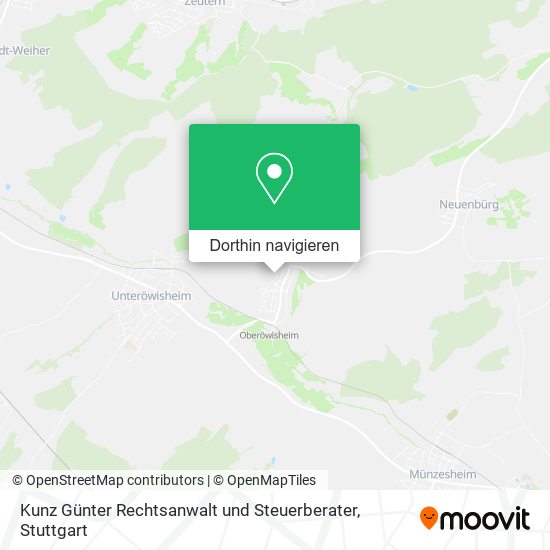 Kunz Günter Rechtsanwalt und Steuerberater Karte