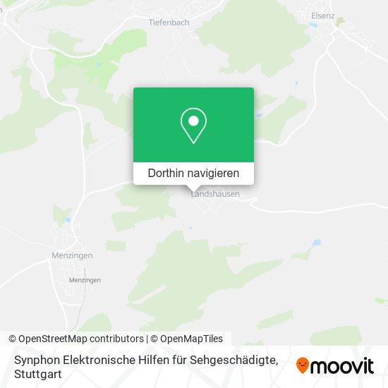 Synphon Elektronische Hilfen für Sehgeschädigte Karte