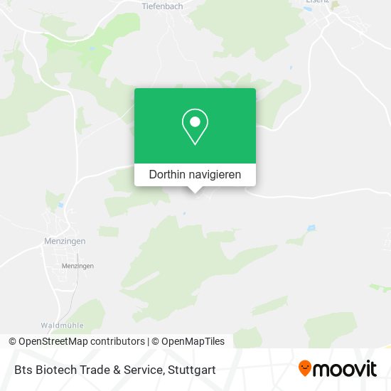 Bts Biotech Trade & Service Karte