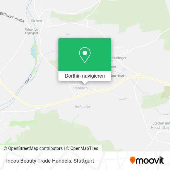 Incos Beauty Trade Handels Karte