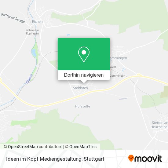 Ideen im Kopf Mediengestaltung Karte
