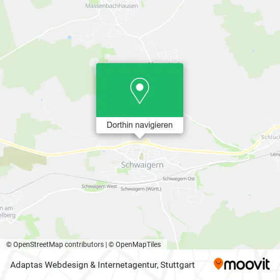 Adaptas Webdesign & Internetagentur Karte