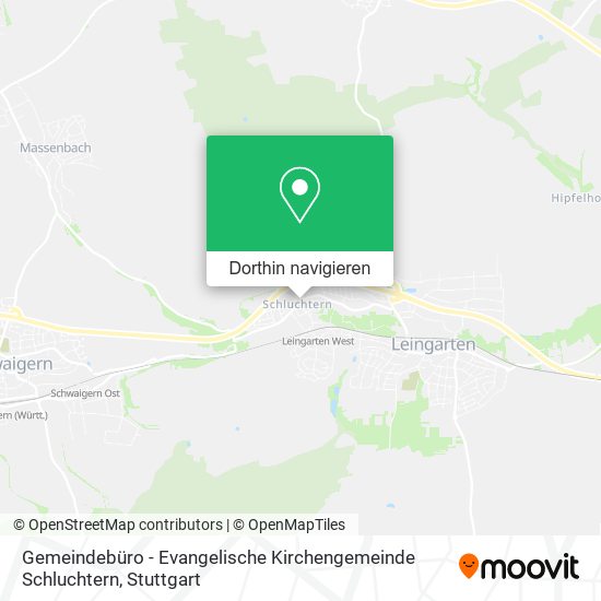 Gemeindebüro - Evangelische Kirchengemeinde Schluchtern Karte