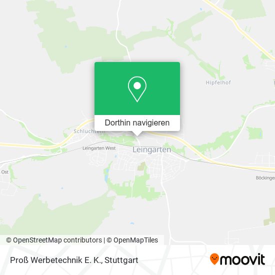Proß Werbetechnik E. K. Karte