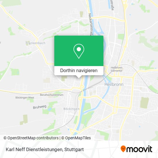 Karl Neff Dienstleistungen Karte