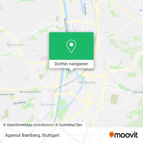 Agentur Bamberg Karte