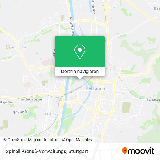 Spinelli-Genuß-Verwaltungs Karte