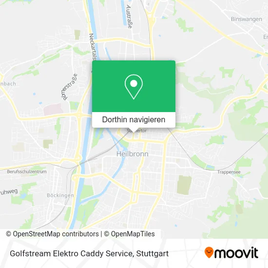 Golfstream Elektro Caddy Service Karte