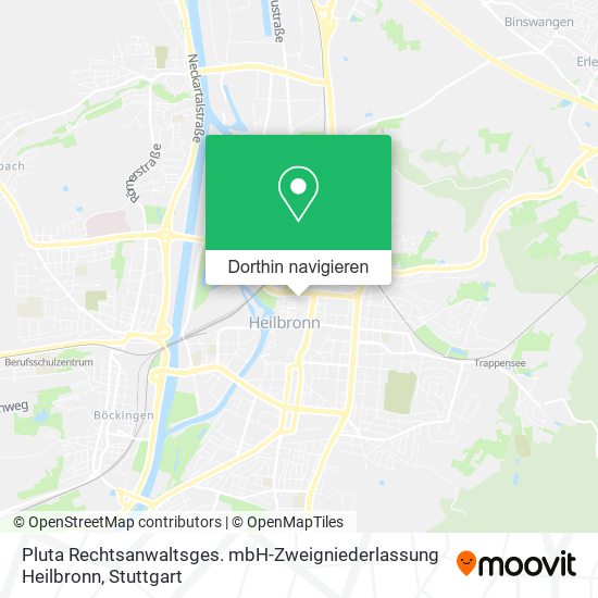 Pluta Rechtsanwaltsges. mbH-Zweigniederlassung Heilbronn Karte