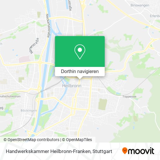Handwerkskammer Heilbronn-Franken Karte