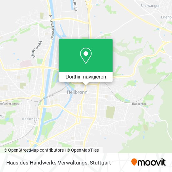 Haus des Handwerks Verwaltungs Karte