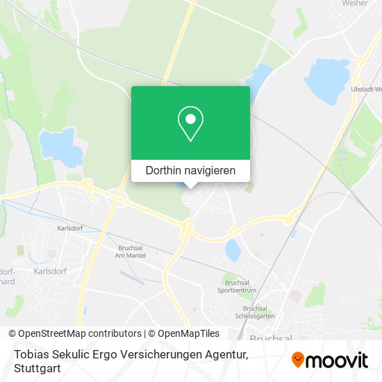 Tobias Sekulic Ergo Versicherungen Agentur Karte