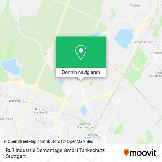 Ruß Industrie Demontage GmbH Tankschutz Karte
