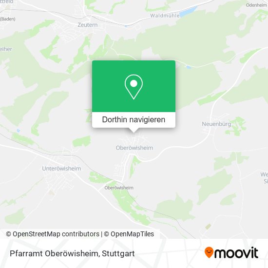 Pfarramt Oberöwisheim Karte