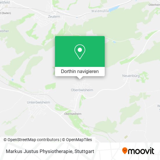 Markus Justus Physiotherapie Karte