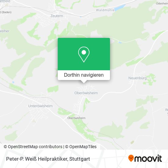 Peter-P. Weiß Heilpraktiker Karte