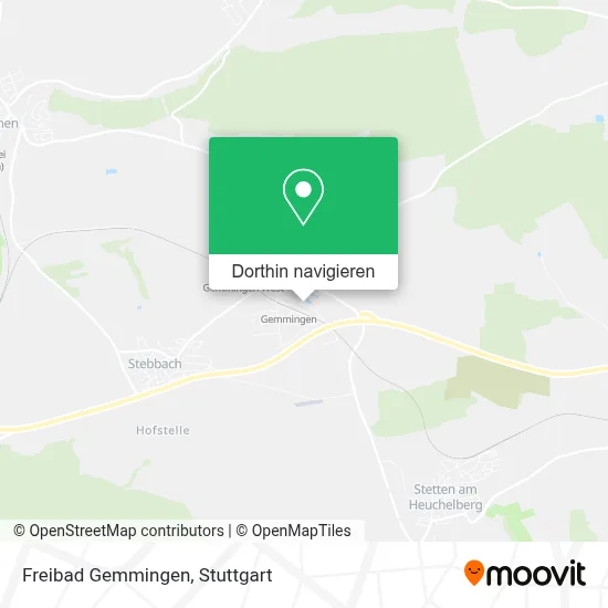 Freibad Gemmingen Karte