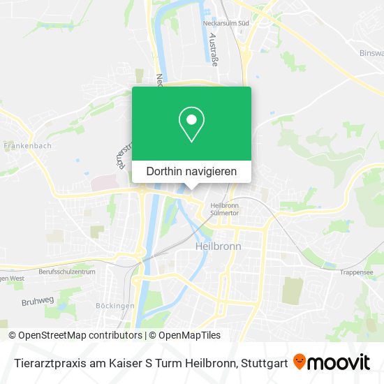 Tierarztpraxis am Kaiser S Turm Heilbronn Karte