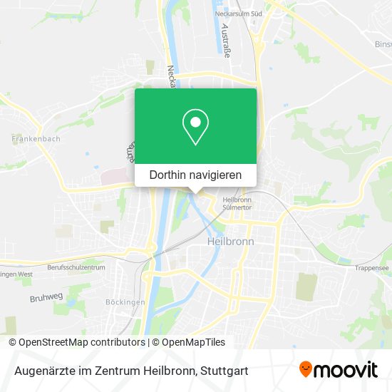 Augenärzte im Zentrum Heilbronn Karte