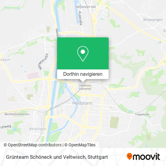 Grünteam Schöneck und Veltwisch Karte