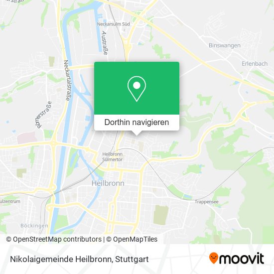 Nikolaigemeinde Heilbronn Karte