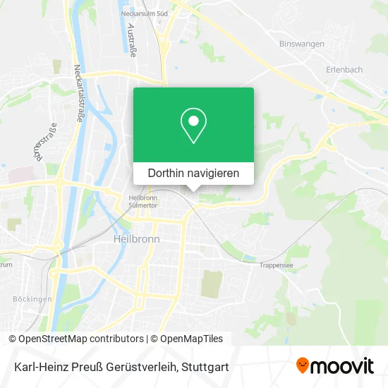 Karl-Heinz Preuß Gerüstverleih Karte