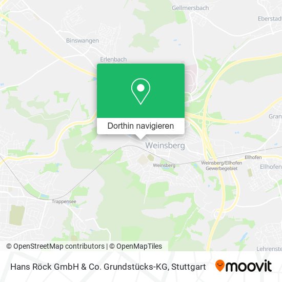 Hans Röck GmbH & Co. Grundstücks-KG Karte