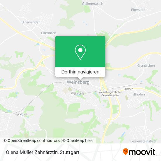 Olena Müller Zahnärztin Karte
