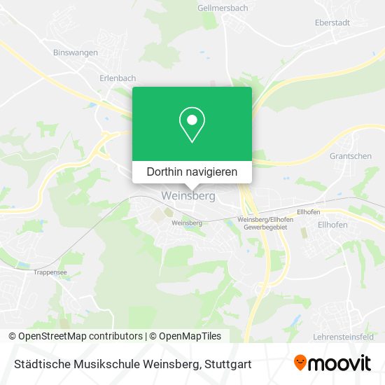 Städtische Musikschule Weinsberg Karte